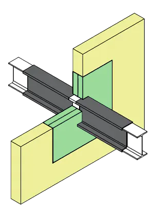 Сэндвич-панель и металлические конструкции